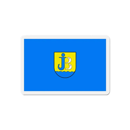 Flag of Jastarnia Poland - Refrigerator Magnet 6 Inch - The Sticker Space