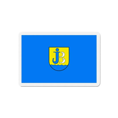 Flag of Jastarnia Poland - Refrigerator Magnet - The Sticker Space