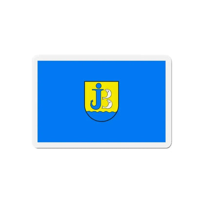 Flag of Jastarnia Poland - Refrigerator Magnet - The Sticker Space