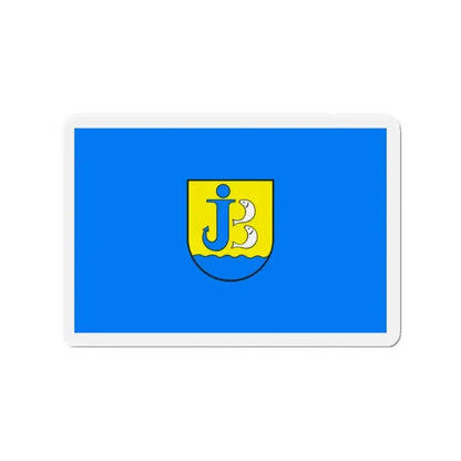 Flag of Jastarnia Poland - Refrigerator Magnet - The Sticker Space