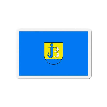 Flag of Jastarnia Poland - Refrigerator Magnet - The Sticker Space