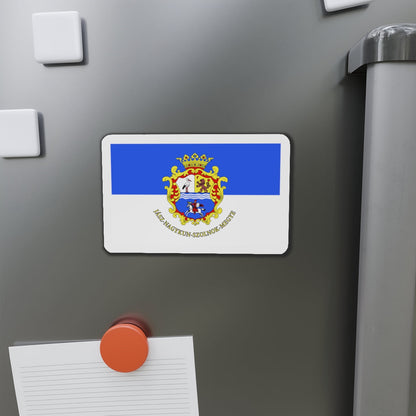 Flag of Jász Nagykun Szolnok County Hungary - Die-Cut Magnet-The Sticker Space