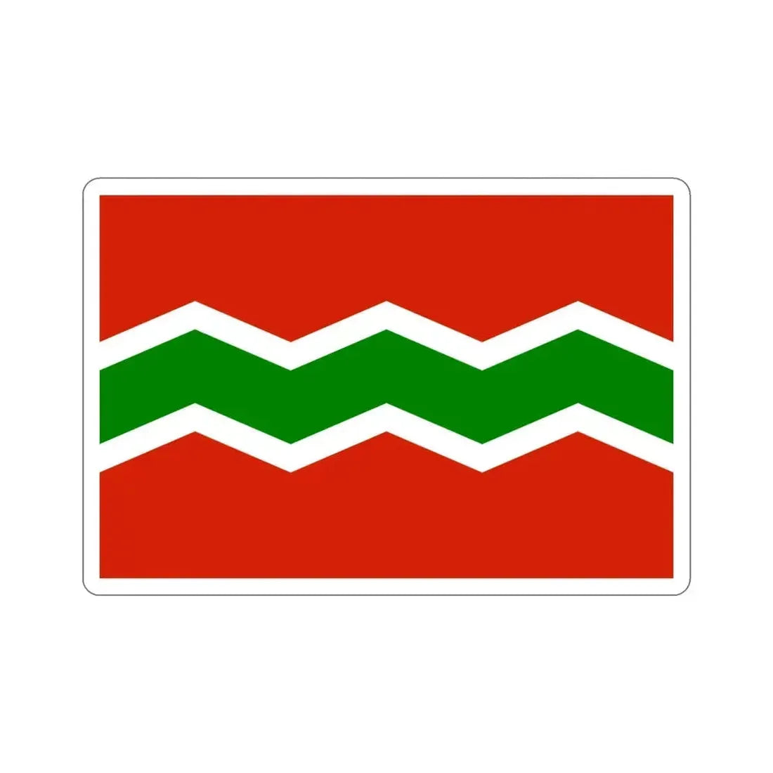 Flag of Jayuya Puerto Rico STICKER Vinyl Die-Cut Decal 4 Inch - The Sticker Space