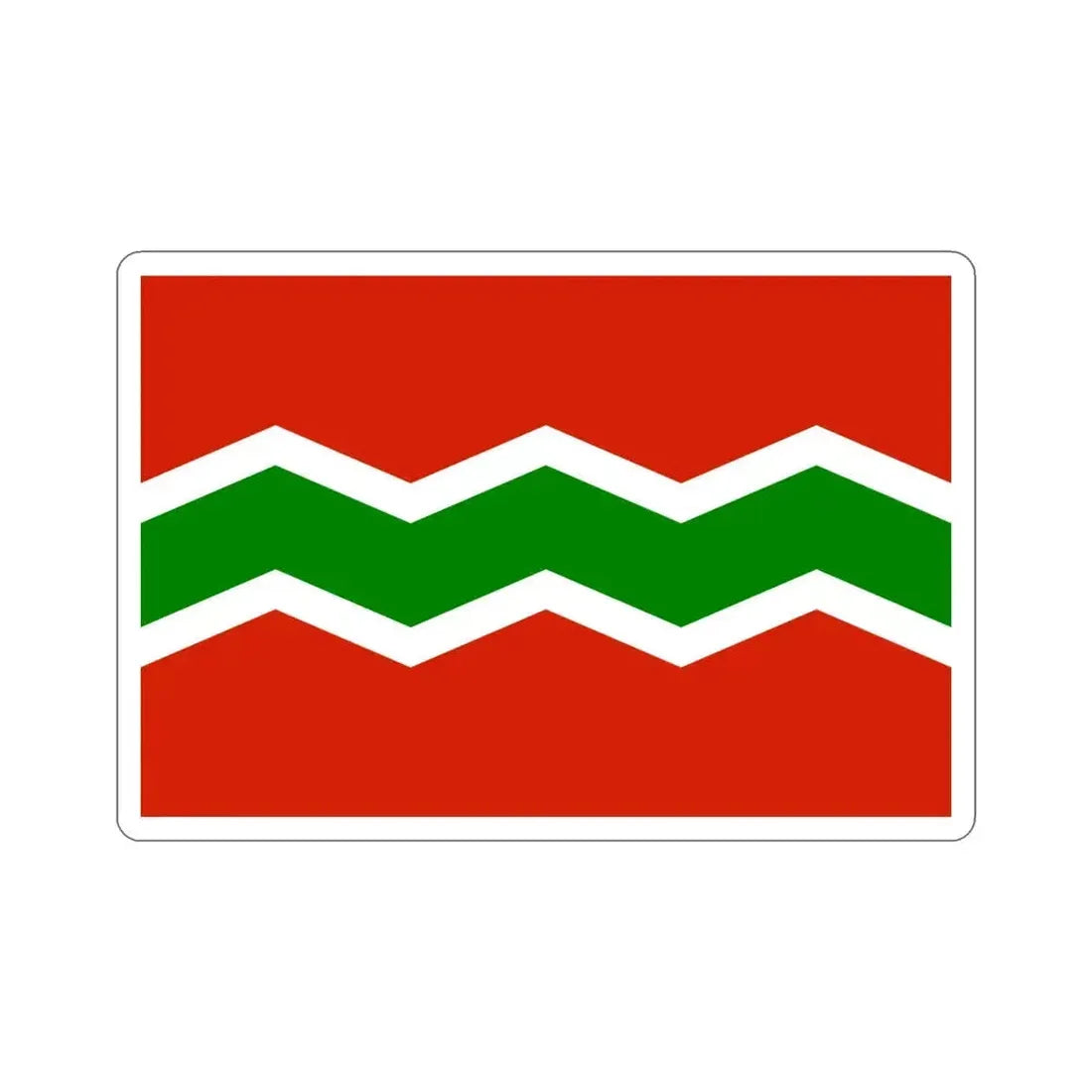 Flag of Jayuya Puerto Rico STICKER Vinyl Die-Cut Decal 5 Inch - The Sticker Space