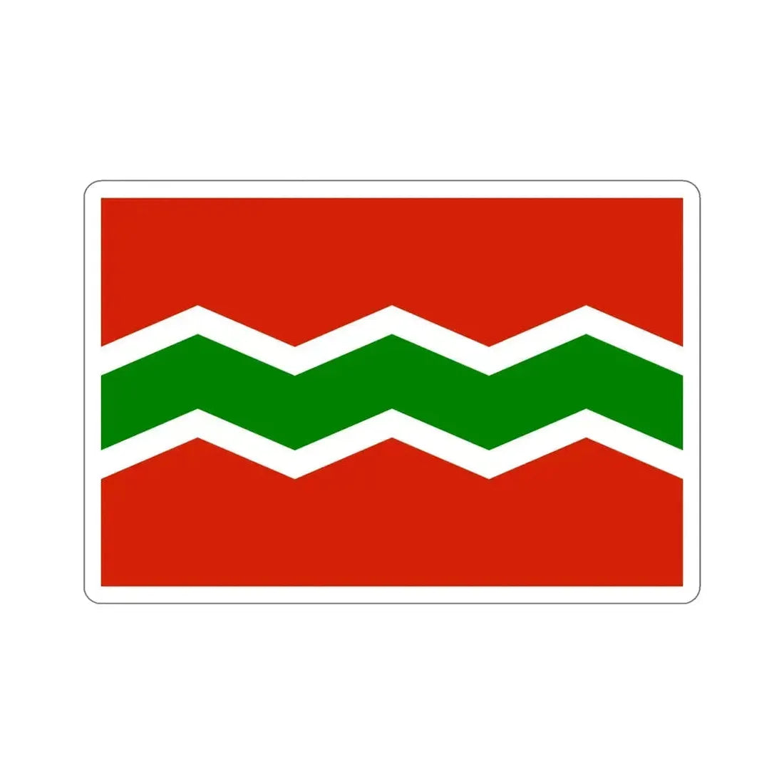 Flag of Jayuya Puerto Rico STICKER Vinyl Die-Cut Decal 6 Inch - The Sticker Space