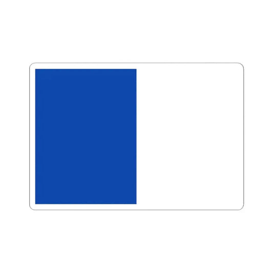 Flag of Jemappes (Belgium) STICKER Vinyl Kiss-Cut Decal 2 Inch White - The Sticker Space