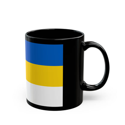 Flag of Jena Germany - Black Coffee Mug-The Sticker Space