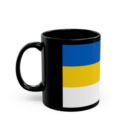 Flag of Jena Germany - Black Coffee Mug-The Sticker Space