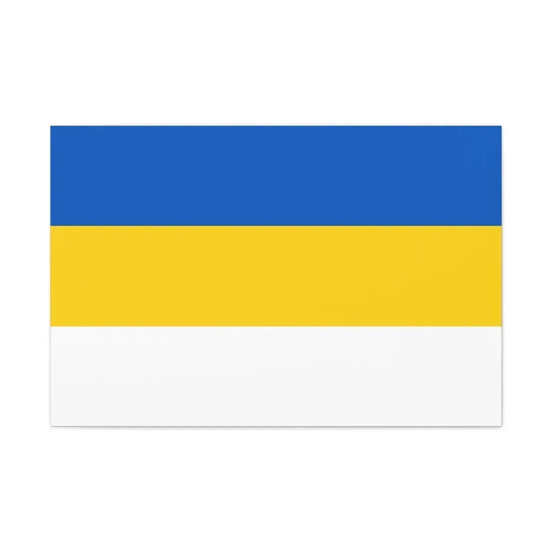 Flag of Jena Germany - Canvas Wall Art 36" x 24" 1.25" - The Sticker Space