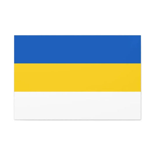 Flag of Jena Germany - Canvas Wall Art 36" x 24" 1.25" - The Sticker Space