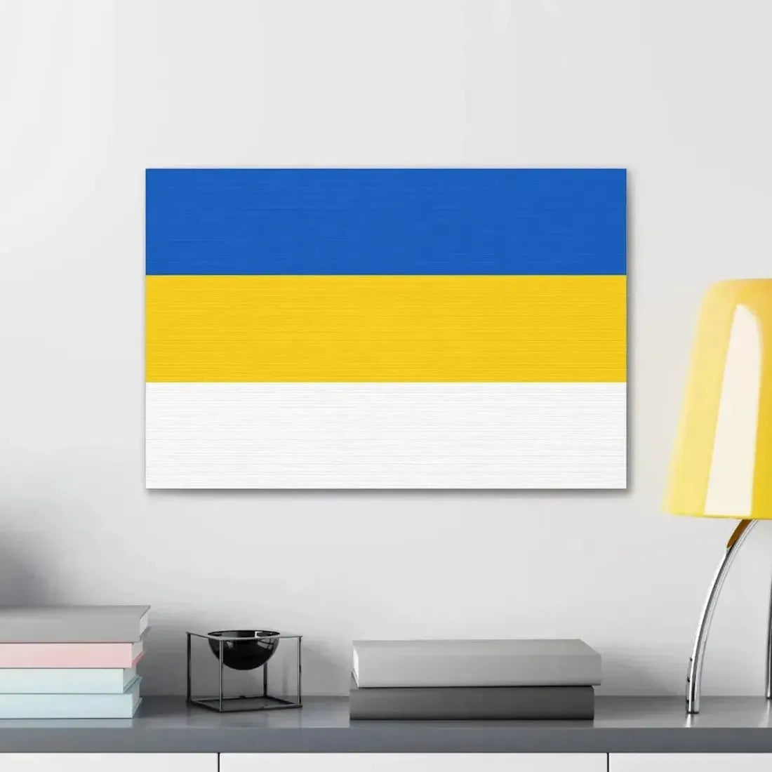 Flag of Jena Germany - Canvas Wall Art - The Sticker Space