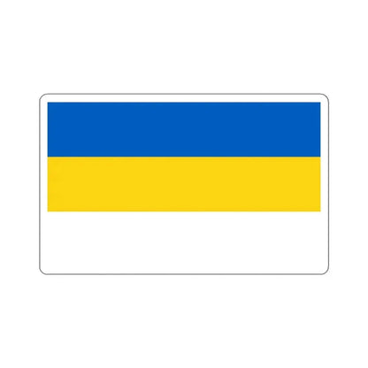 Flag of Jena Germany - STICKER Vinyl Kiss-Cut Decal 2 Inch White - The Sticker Space