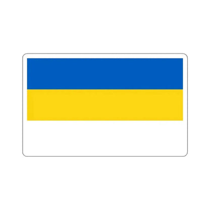 Flag of Jena Germany - STICKER Vinyl Kiss-Cut Decal 6 Inch White - The Sticker Space