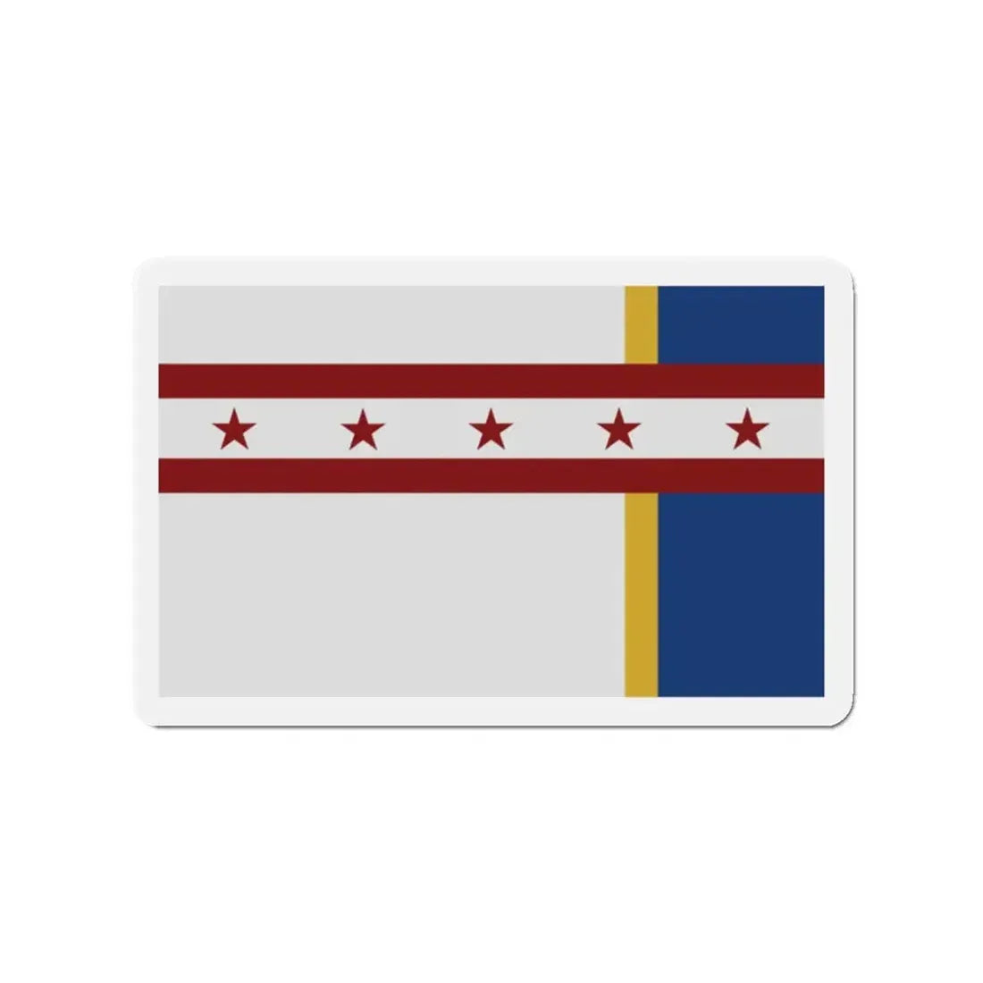 Flag of Jenks OK - Refrigerator Magnet 2 Inch - The Sticker Space