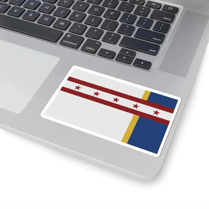 Flag of Jenks Oklahoma (United States) STICKER Vinyl Kiss-Cut Decal - The Sticker Space
