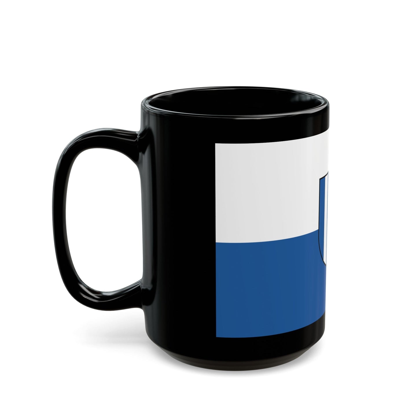 Flag of Jerichower Land Germany - Black Coffee Mug-The Sticker Space