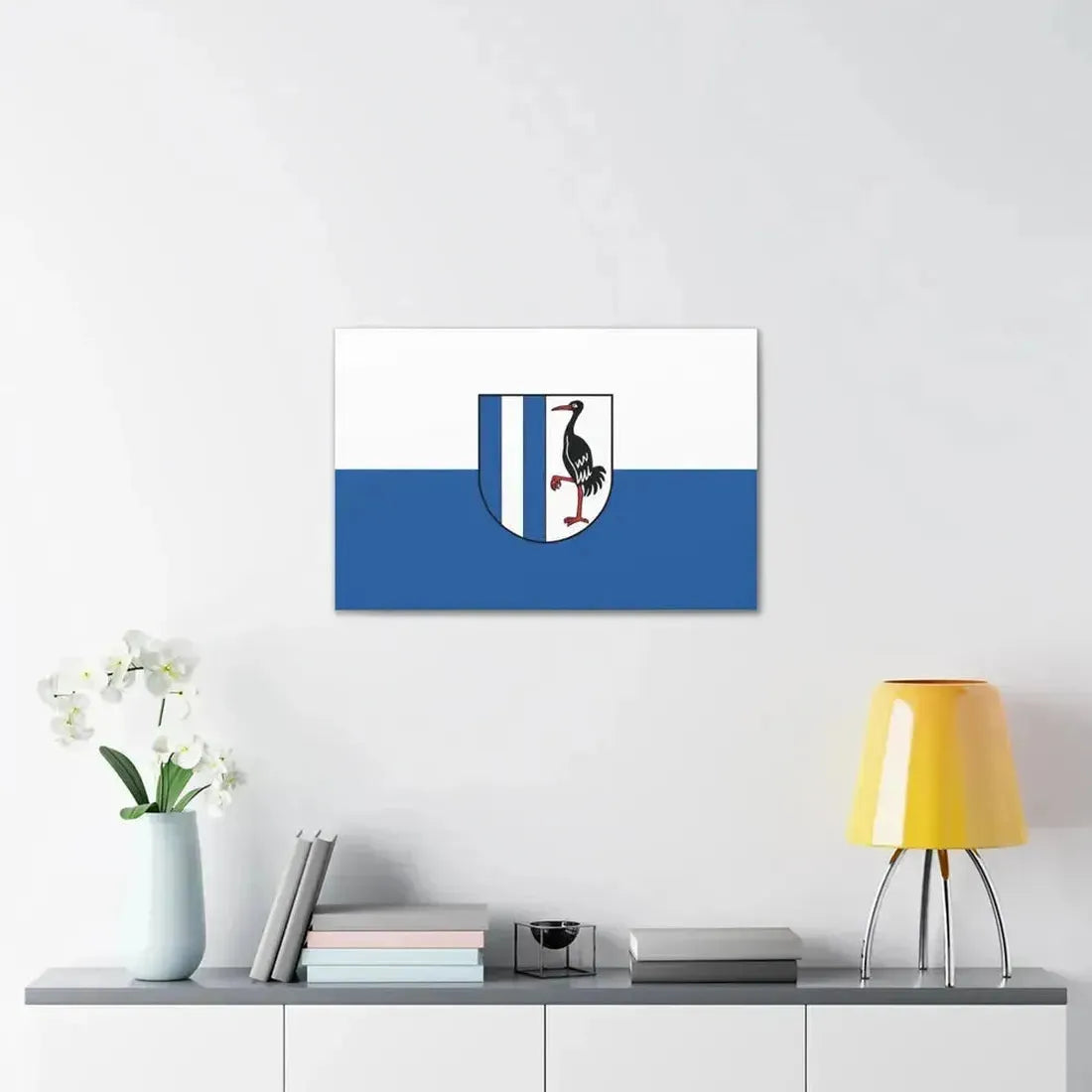 Flag of Jerichower Land Germany - Canvas Wall Art - The Sticker Space