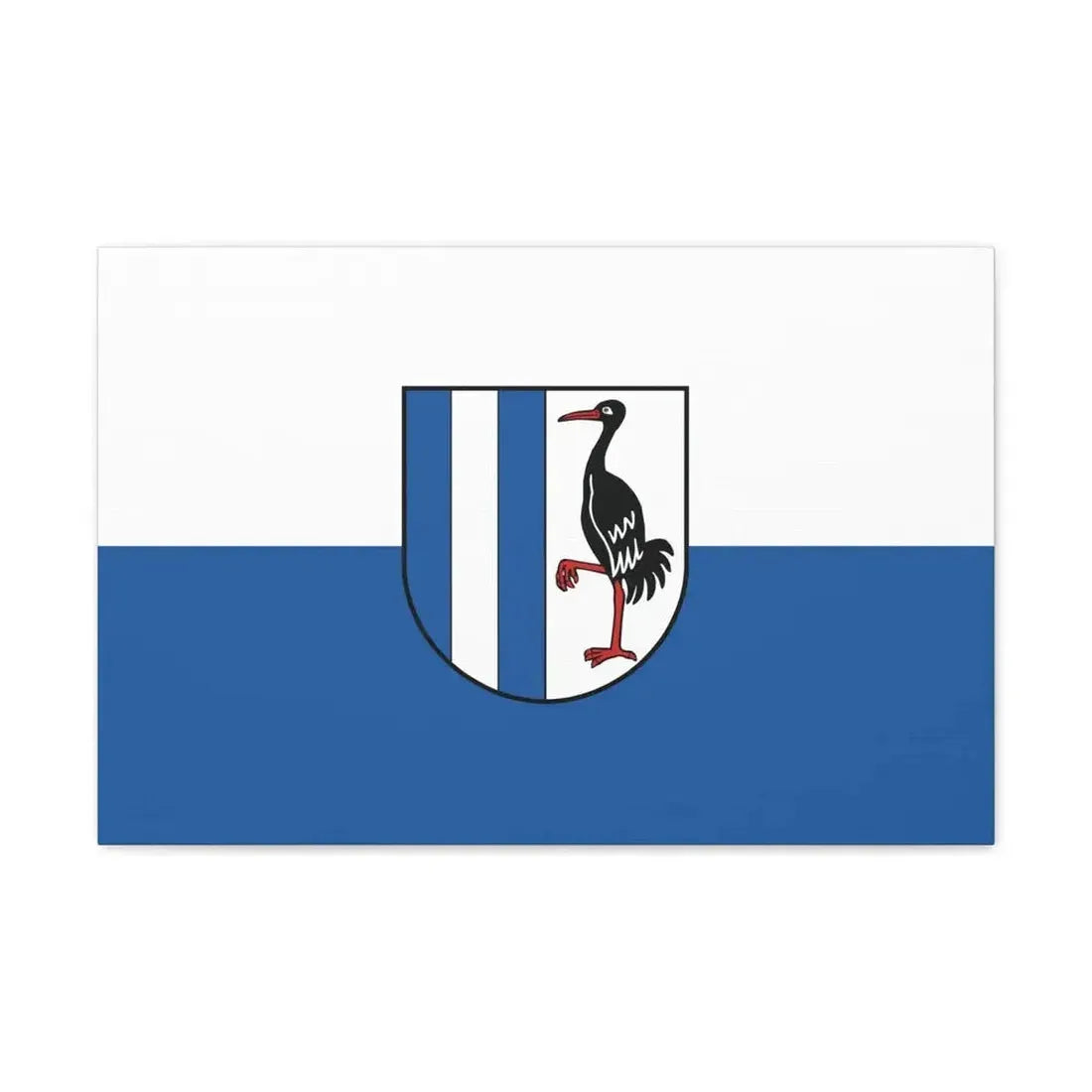 Flag of Jerichower Land Germany - Canvas Wall Art - The Sticker Space