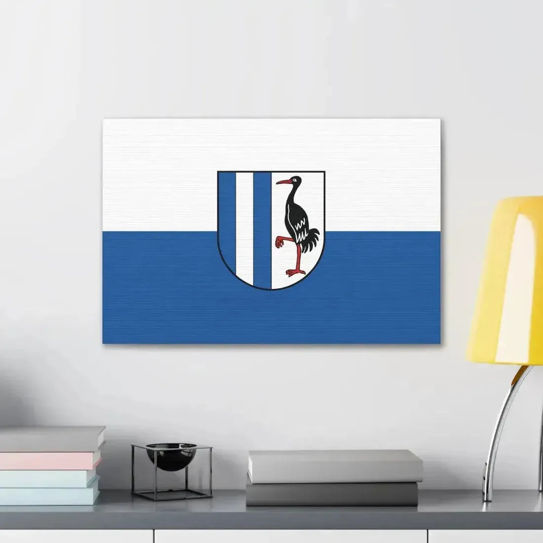 Flag of Jerichower Land Germany - Canvas Wall Art - The Sticker Space