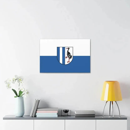Flag of Jerichower Land Germany - Canvas Wall Art - The Sticker Space