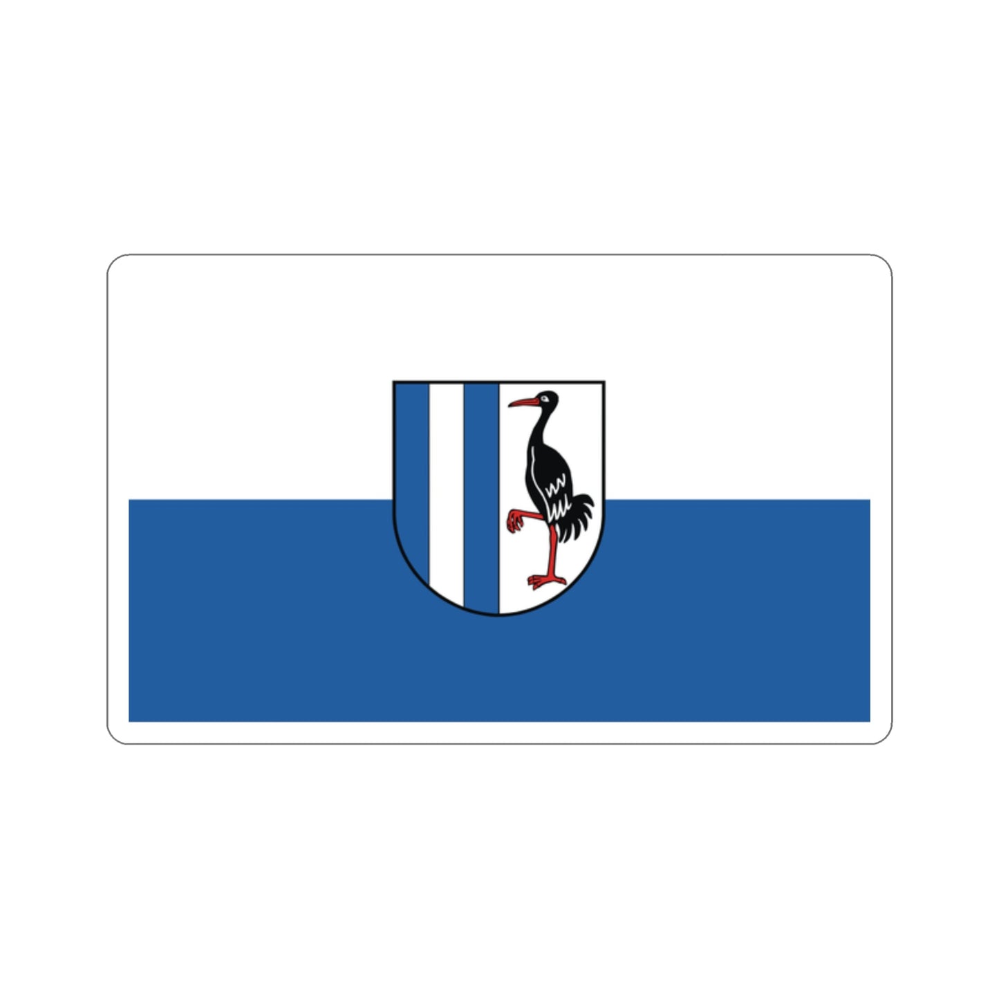 Flag of Jerichower Land Germany STICKER Vinyl Die-Cut Decal-2 Inch-The Sticker Space