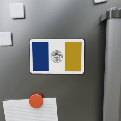 Flag of Jersey City - Die-Cut Magnet-The Sticker Space