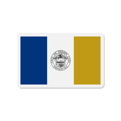 Flag of Jersey City - Die-Cut Magnet-3" x 3"-The Sticker Space