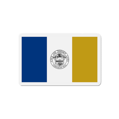 Flag of Jersey City - Die-Cut Magnet-5" x 5"-The Sticker Space