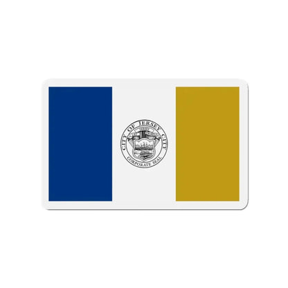 Flag of Jersey City - Refrigerator Magnet 3 Inch - The Sticker Space
