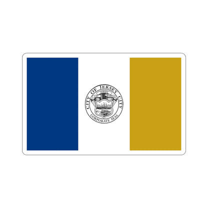 Flag of Jersey City USA STICKER Vinyl Die-Cut Decal-5 Inch-The Sticker Space