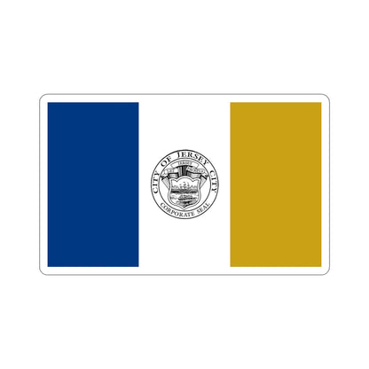 Flag of Jersey City USA STICKER Vinyl Die-Cut Decal-6 Inch-The Sticker Space