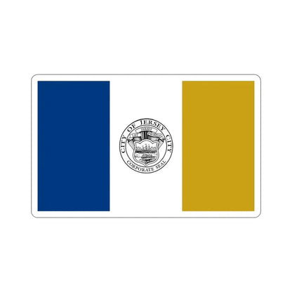 Flag of Jersey City USA STICKER Vinyl Die-Cut Decal 6 Inch - The Sticker Space