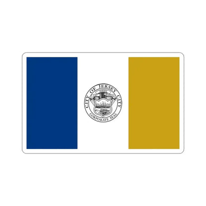 Flag of Jersey City USA STICKER Vinyl Die-Cut Decal - The Sticker Space