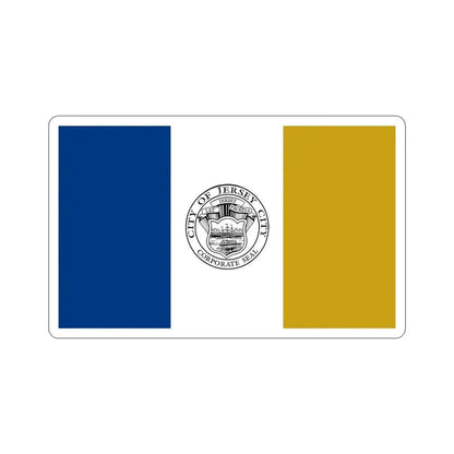 Flag of Jersey City USA STICKER Vinyl Die-Cut Decal - The Sticker Space