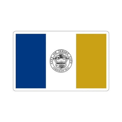 Flag of Jersey City USA STICKER Vinyl Die-Cut Decal - The Sticker Space