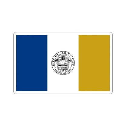 Flag of Jersey City USA STICKER Vinyl Die-Cut Decal - The Sticker Space