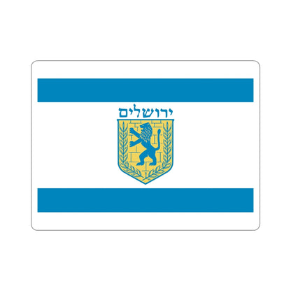 Flag of Jerusalem Israel STICKER Vinyl Die-Cut Decal-6 Inch-The Sticker Space