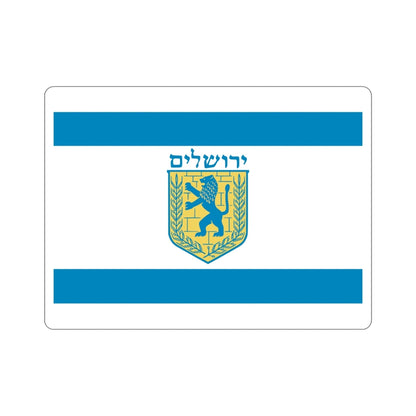 Flag of Jerusalem STICKER Vinyl Die-Cut Decal-5 Inch-The Sticker Space