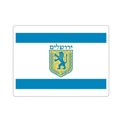 Flag of Jerusalem STICKER Vinyl Die-Cut Decal - The Sticker Space