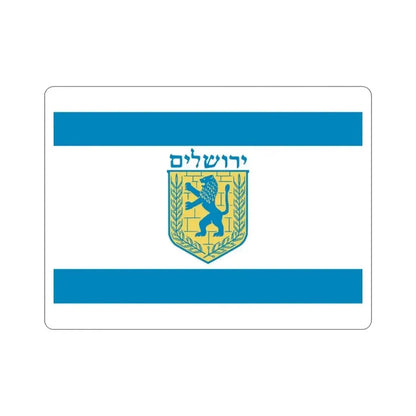 Flag of Jerusalem STICKER Vinyl Die-Cut Decal - The Sticker Space
