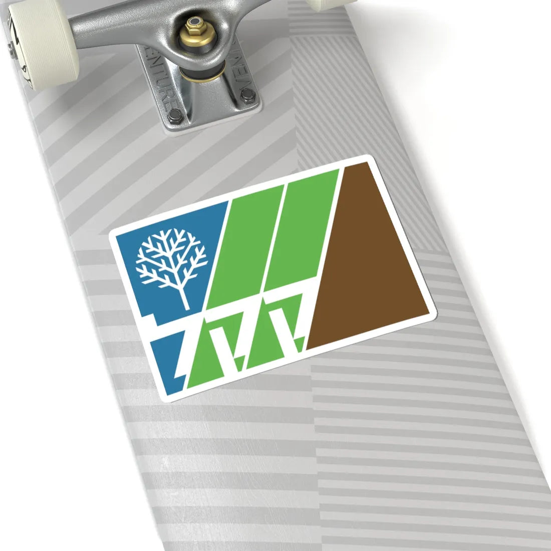 Flag of Jewish National Fund (Israel) STICKER Vinyl Kiss-Cut Decal - The Sticker Space