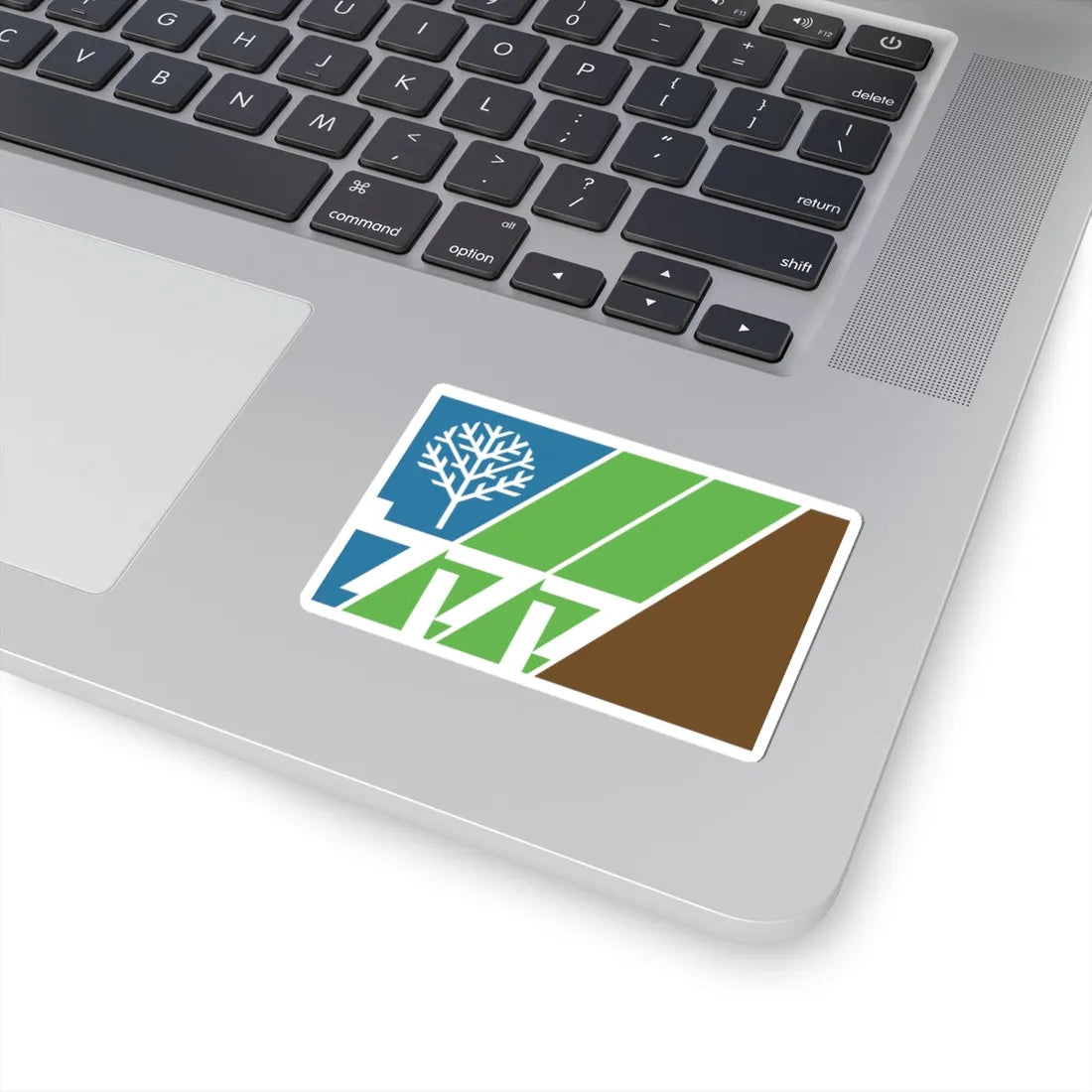 Flag of Jewish National Fund (Israel) STICKER Vinyl Kiss-Cut Decal - The Sticker Space