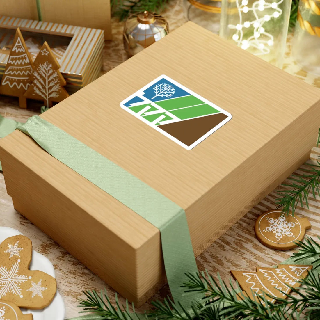 Flag of Jewish National Fund (Israel) STICKER Vinyl Kiss-Cut Decal - The Sticker Space