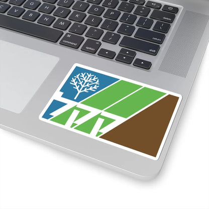 Flag of Jewish National Fund (Israel) STICKER Vinyl Kiss-Cut Decal - The Sticker Space