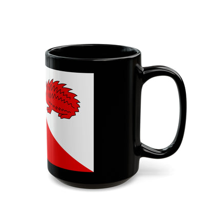 Flag of Jihlava Czech Republic - Black Coffee Mug-The Sticker Space