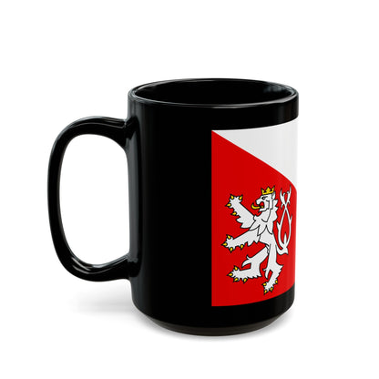 Flag of Jihlava Czech Republic - Black Coffee Mug-The Sticker Space