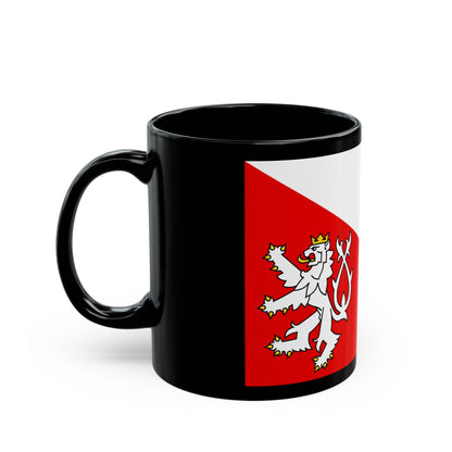 Flag of Jihlava Czech Republic - Black Coffee Mug-The Sticker Space