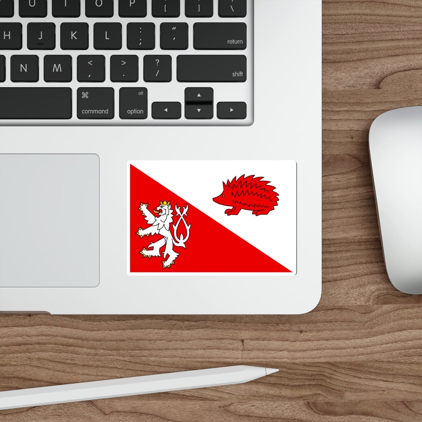 Flag of Jihlava Czech Republic STICKER Vinyl Die-Cut Decal-The Sticker Space