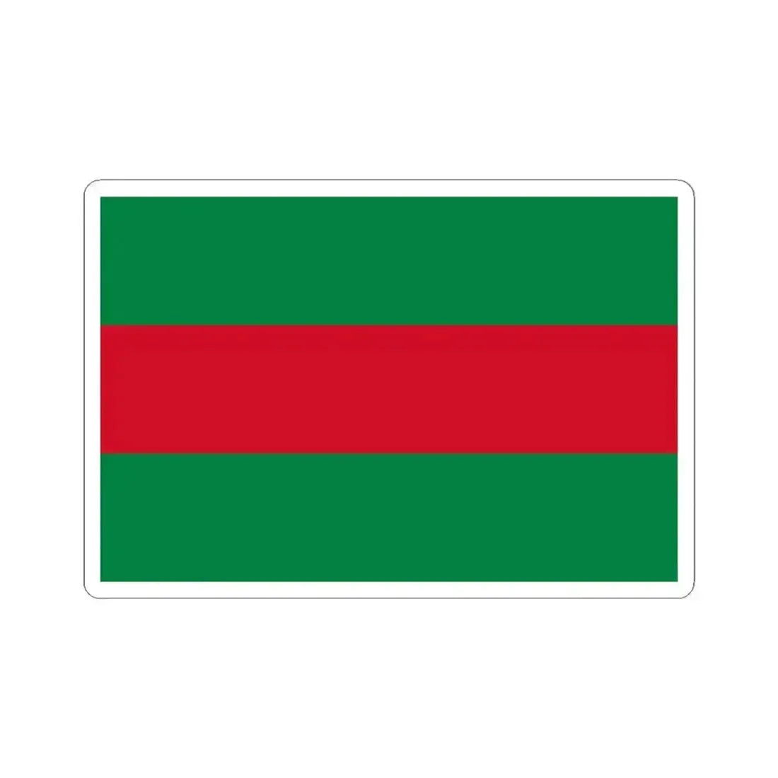 Flag of Jipijapa (Ecuador) STICKER Vinyl Kiss-Cut Decal 4 Inch White - The Sticker Space