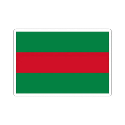 Flag of Jipijapa (Ecuador) STICKER Vinyl Kiss-Cut Decal 4 Inch White - The Sticker Space